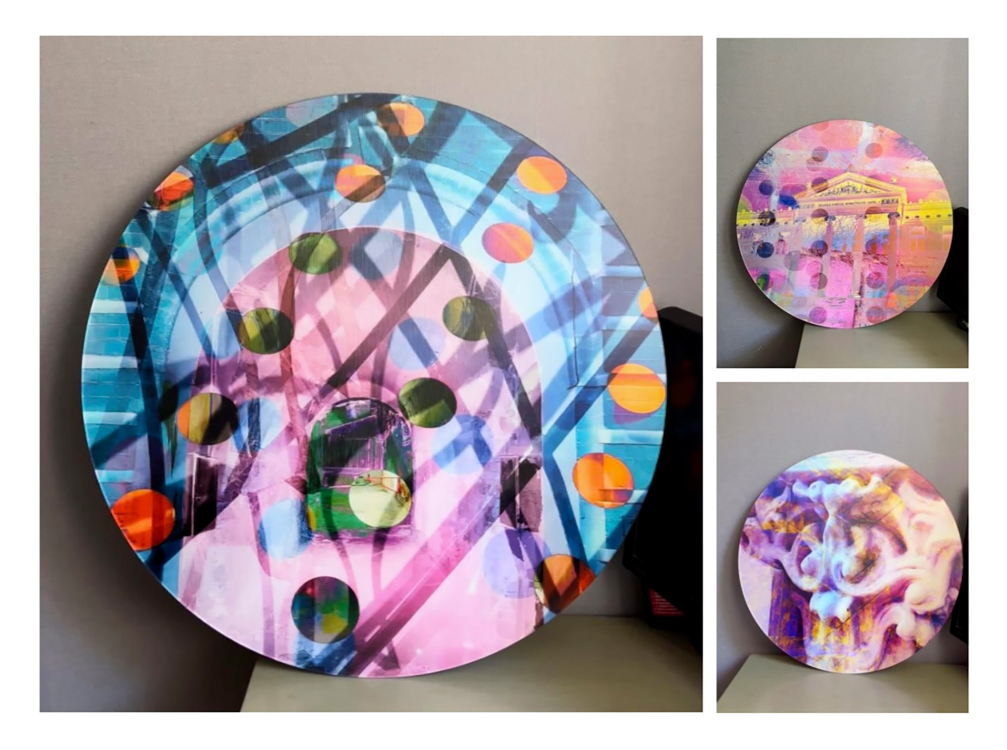 Portals — public art project with lenticular prints, MMOMA laboratory and Tretyakov Gallery, Samara
