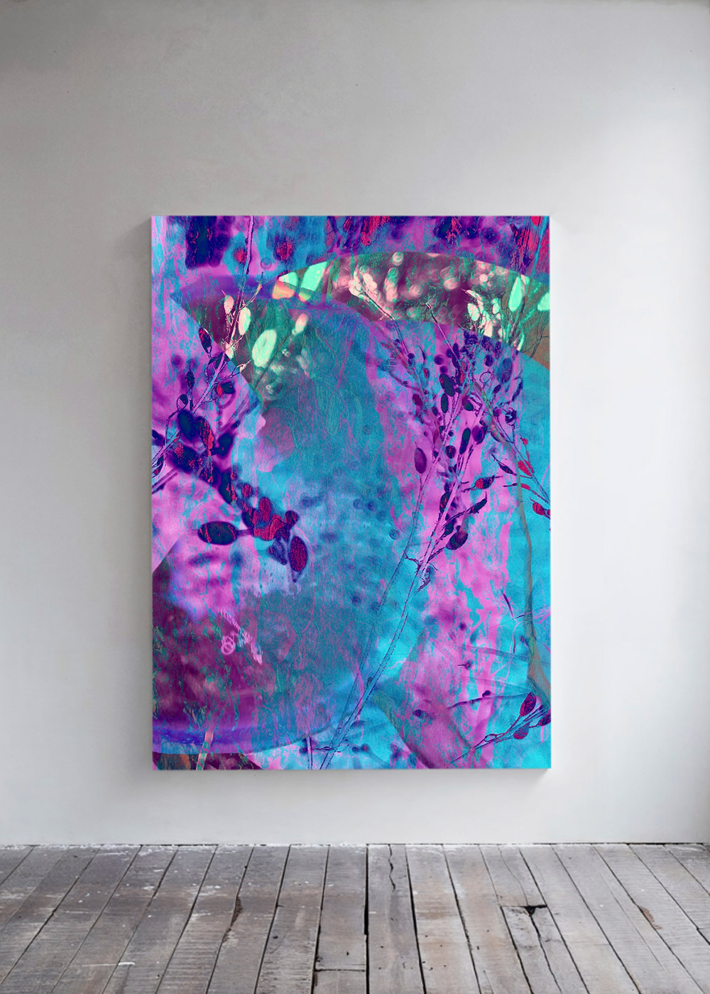(I'm)pulse 2 — expanded photography collage, 2024