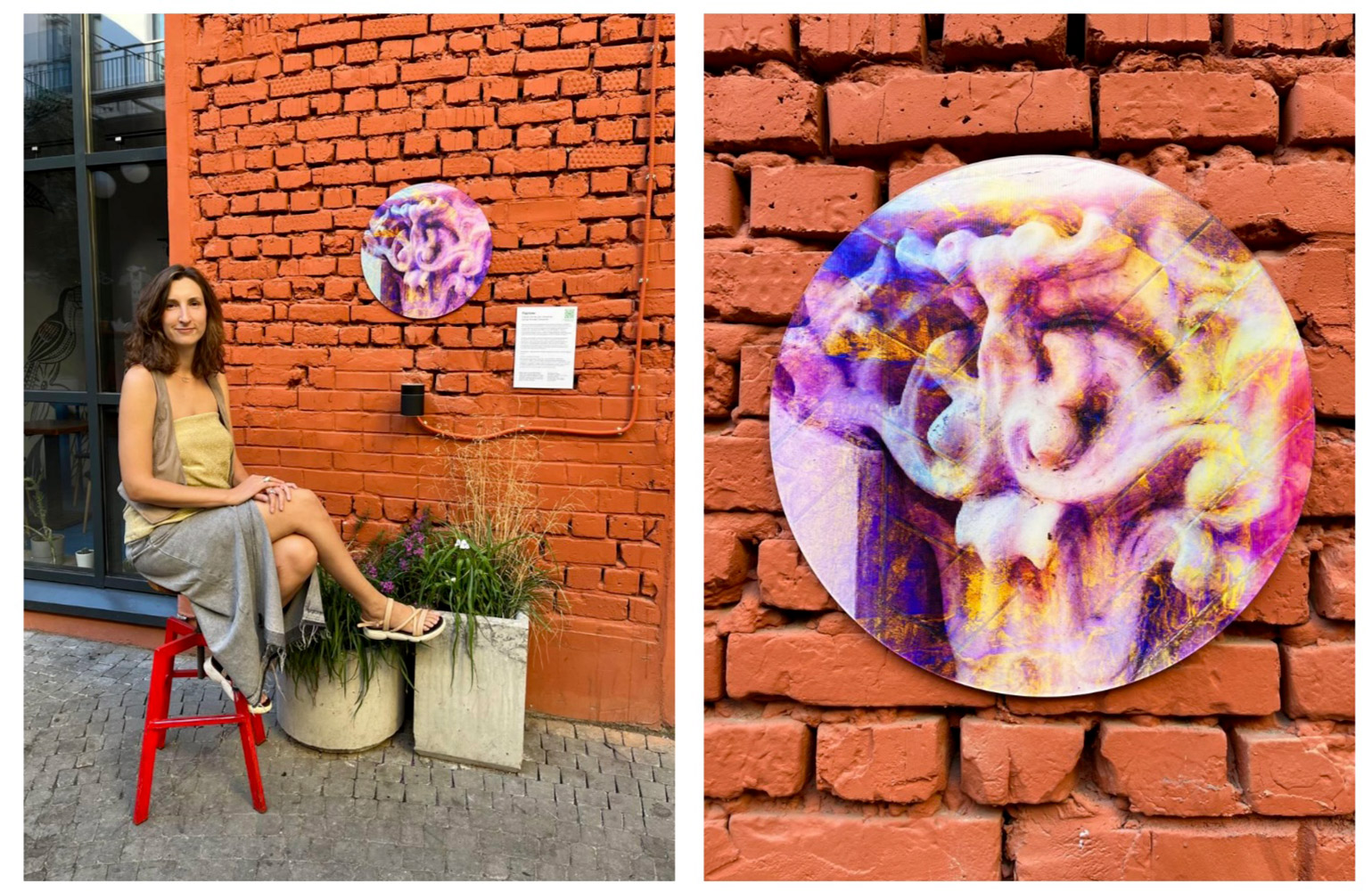 Portals 6 — digital collage public art, 2024